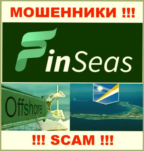 FinSeas намеренно находятся в офшоре на территории Маршалловы острова - это МОШЕННИКИ !!!