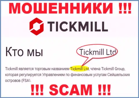 Избегайте интернет мошенников Tick Mill - присутствие сведений о юр. лице Тикмилл Групп не делает их солидными