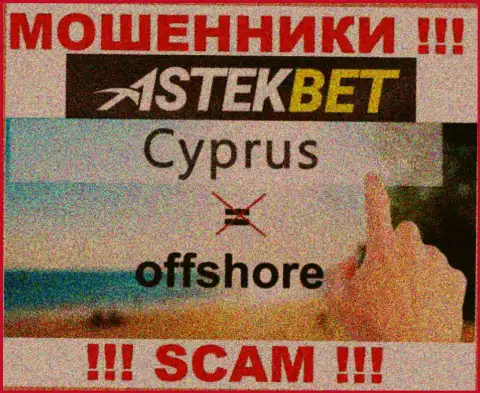 Будьте бдительны интернет воры AstekBet зарегистрированы в оффшоре на территории - Кипр