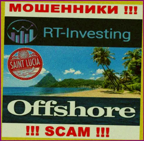 RT-Investing Com свободно обдирают, поскольку пустили корни на территории - Сент-Люсия