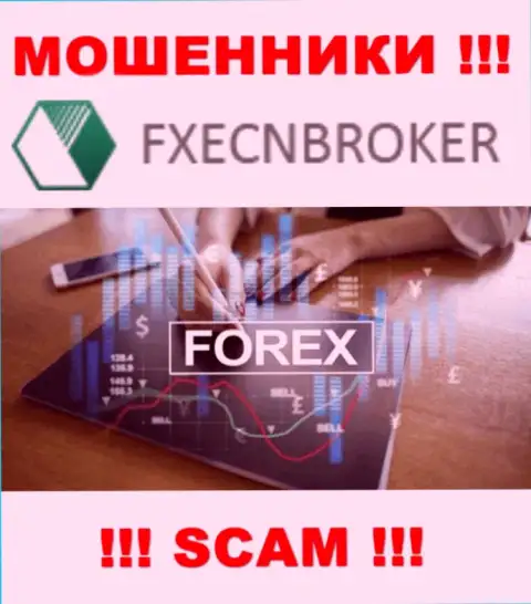 Forex - именно в этом направлении предоставляют услуги internet шулера FXECNBroker