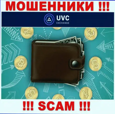 Криптовалютный кошелек - именно в таком направлении предоставляют свои услуги internet мошенники UVC Exchange