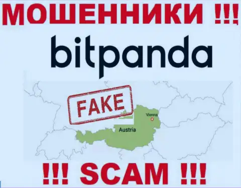 Ни одного слова правды касательно юрисдикции Bitpanda Com на сайте организации нет - это мошенники