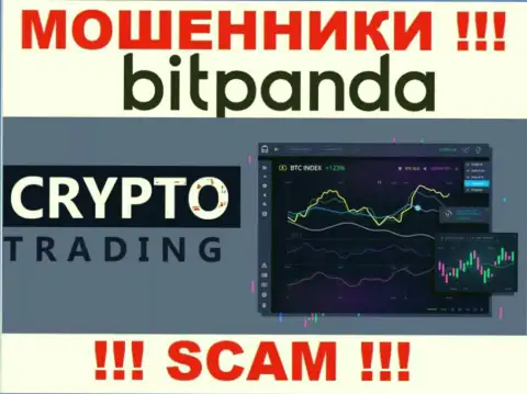 Crypto Trading - в указанной области действуют наглые интернет-мошенники Битпанда