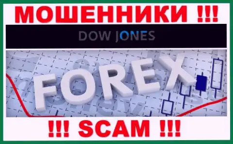 Dow Jones Market говорят своим наивным клиентам, что трудятся в сфере ФОРЕКС