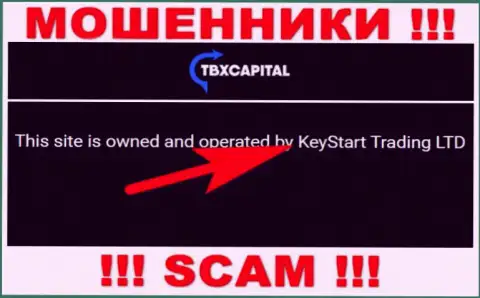 Мошенники TBX Capital не прячут свое юридическое лицо - это KeyStart Trading LTD