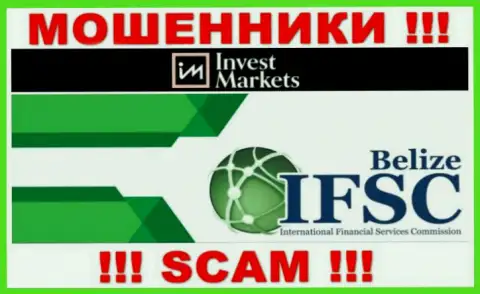Invest Markets безнаказанно отжимает денежные средства людей, так как его прикрывает аферист - International Financial Services Commission