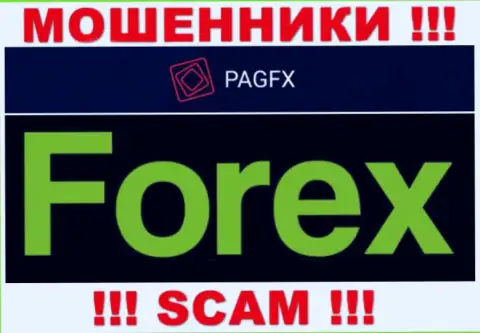 PagFX обворовывают наивных клиентов, действуя в направлении ФОРЕКС