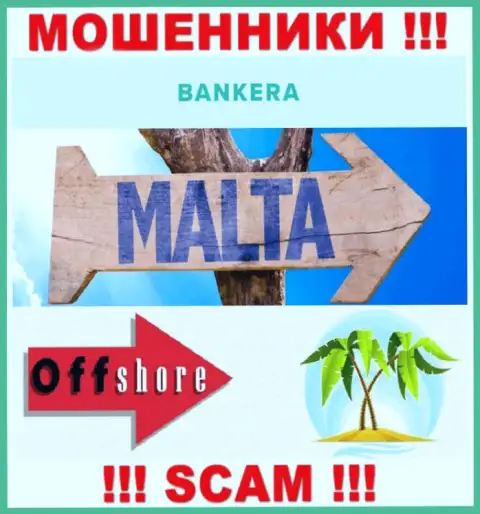 С компанией Bankera весьма опасно иметь дела, адрес регистрации на территории Malta