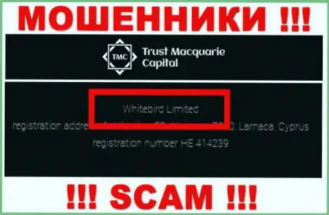 Регистрационный номер, который принадлежит жульнической компании Trust M Capital - HE 414239