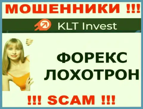 Деятельность internet воров KLTInvest Com: ФОРЕКС - это капкан для неопытных людей