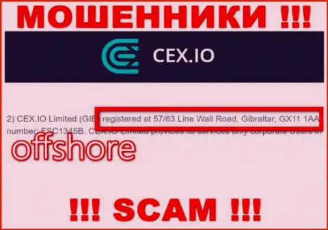 Не стоит рассматривать CEX.IO Limited, как партнера, ведь данные мошенники прячутся в офшоре - Madison Building, Midtown, Queensway, Gibraltar, GX11 1AA
