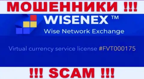 Будьте весьма внимательны, зная лицензию на осуществление деятельности ВайсенЕкс с их веб-портала, избежать грабежа не получится - это АФЕРИСТЫ !!!