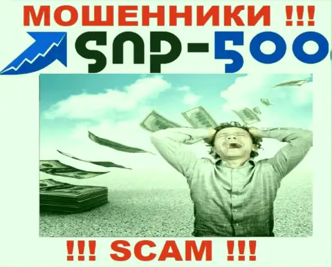 Лучше избегать интернет аферистов SNP500 - обещают много прибыли, а в итоге оставляют без денег