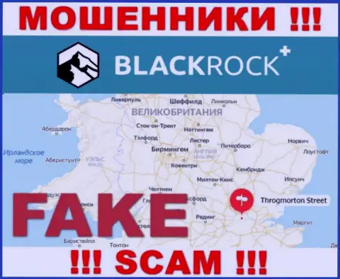BlackRock Plus не собираются нести наказание за свои противоправные уловки, поэтому информация о юрисдикции фейковая