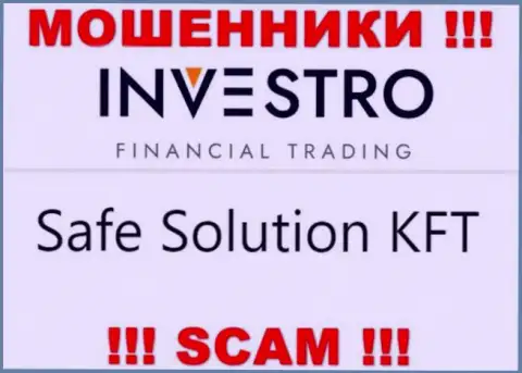 Шарашка Investro Fm находится под руководством компании Safe Solution KFT