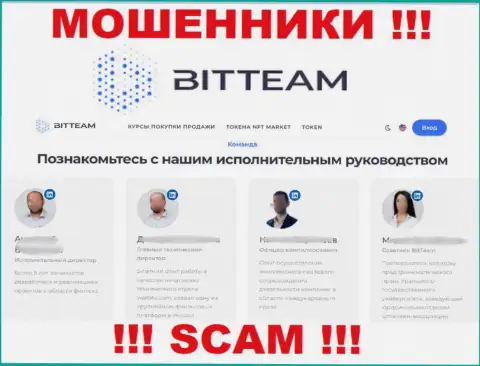 Абсолютно все, что написали ворюги BitTeam Group LTD о своем руководстве на онлайн-сервисе Bit Team - это настоящий обман