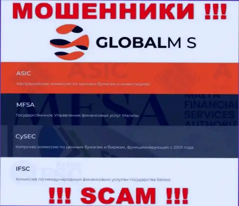 GlobalM S прикрывают свою незаконную деятельность проплаченным регулятором - IFSC