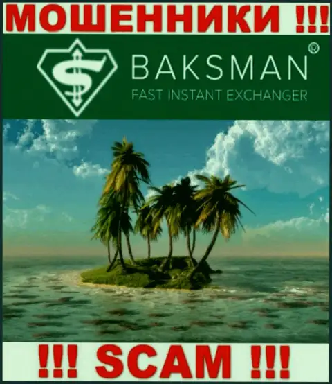 В конторе BaksMan беспрепятственно крадут финансовые активы, пряча инфу относительно юрисдикции