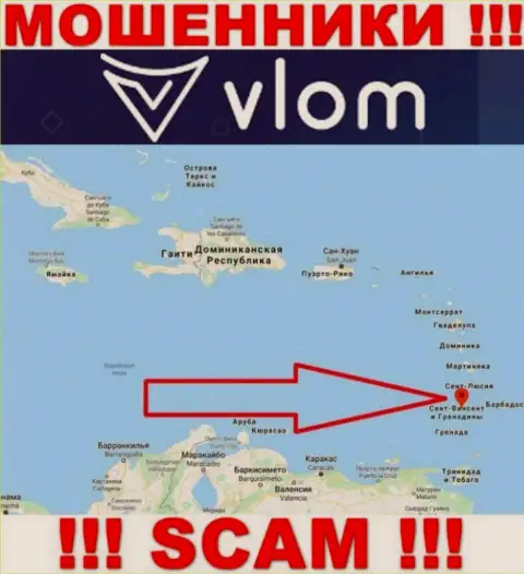 Компания Влом Ком - это мошенники, пустили корни на территории Сент-Винсент и Гренадины, а это офшорная зона