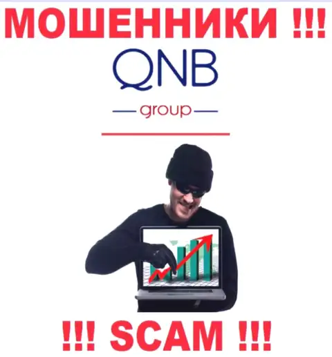 QNB Group обманным образом вас могут заманить к себе в контору, остерегайтесь их
