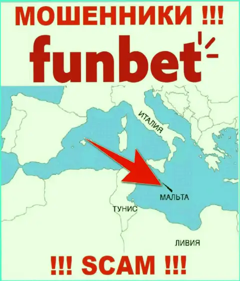 Компания FunBet Pro - это интернет кидалы, находятся на территории Malta, а это офшор