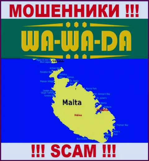 Malta - именно здесь официально зарегистрирована компания Wa Wa Da
