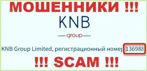 Присутствие регистрационного номера у KNB-Group Net (136988) не делает данную компанию добропорядочной