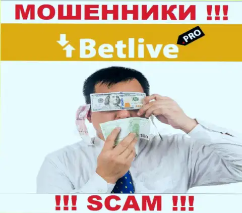 BetLive орудуют нелегально - у данных мошенников нет регулятора и лицензии, осторожнее !!!