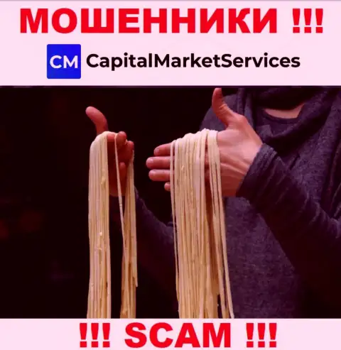 Не спешите с намерением совместно работать с организацией CapitalMarketServices Com - оставляют без денег