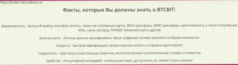 Условия интернет-обменника BTCBit Sp. z.o.o.