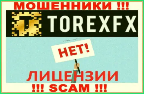 Жулики TorexFX промышляют нелегально, поскольку у них нет лицензионного документа !!!